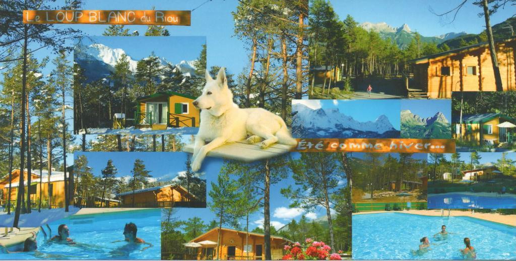Parc Residentiel De Loisir : Le Loup Blanc Du Riou Barcelonnette Exterior foto